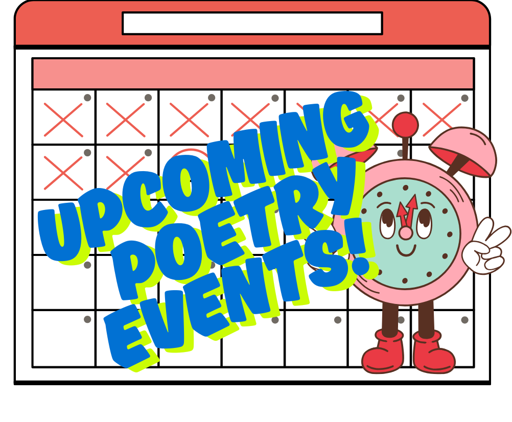 Upcoming Poetry Events in July and August 2025